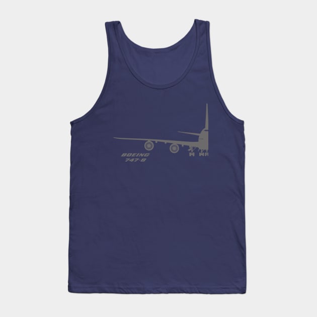 747-8 front view Tank Top by Caravele